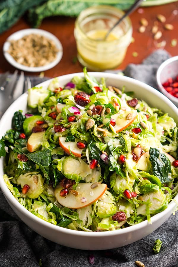 Shaved Brussels Sprout Salad The Kitchen Girl®