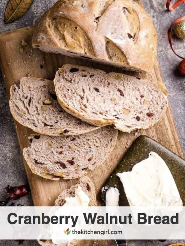 Holiday Cranberry Walnut Bread