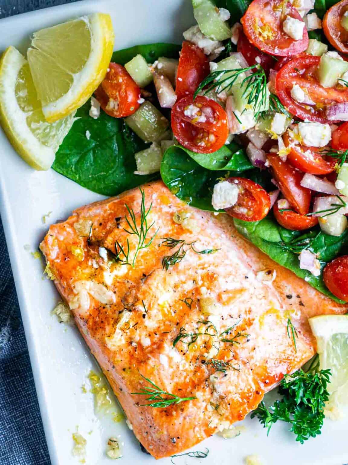Juicy Grilled Salmon Recipe with Garlic Butter The Kitchen Girl
