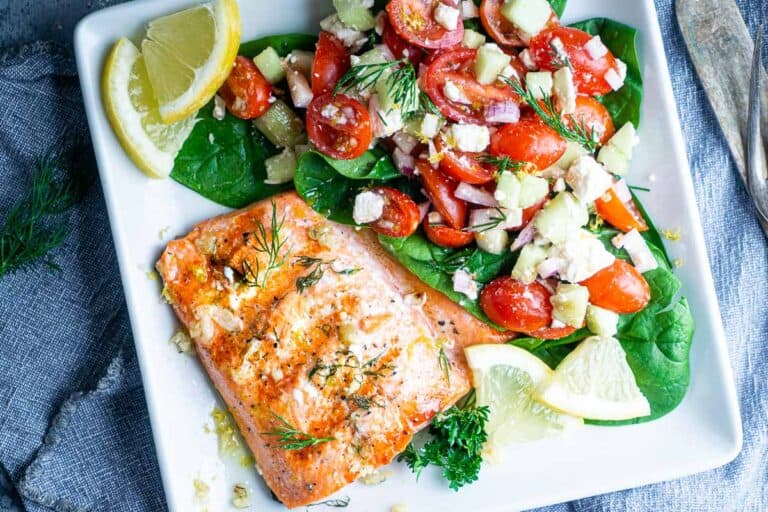 Juicy Grilled Salmon Recipe with Garlic Butter The Kitchen Girl