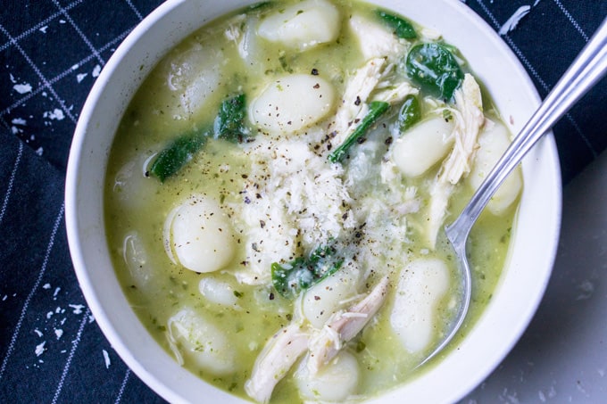 Gnocchi Chicken Pesto Soup Recipe