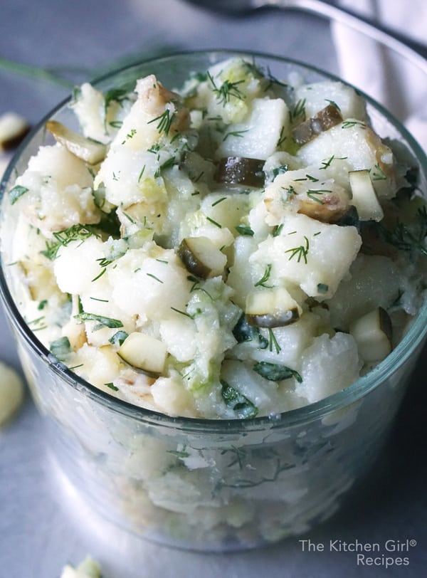 Vegan Potato Salad [Dill Dijon Vinaigrette] The Kitchen Girl