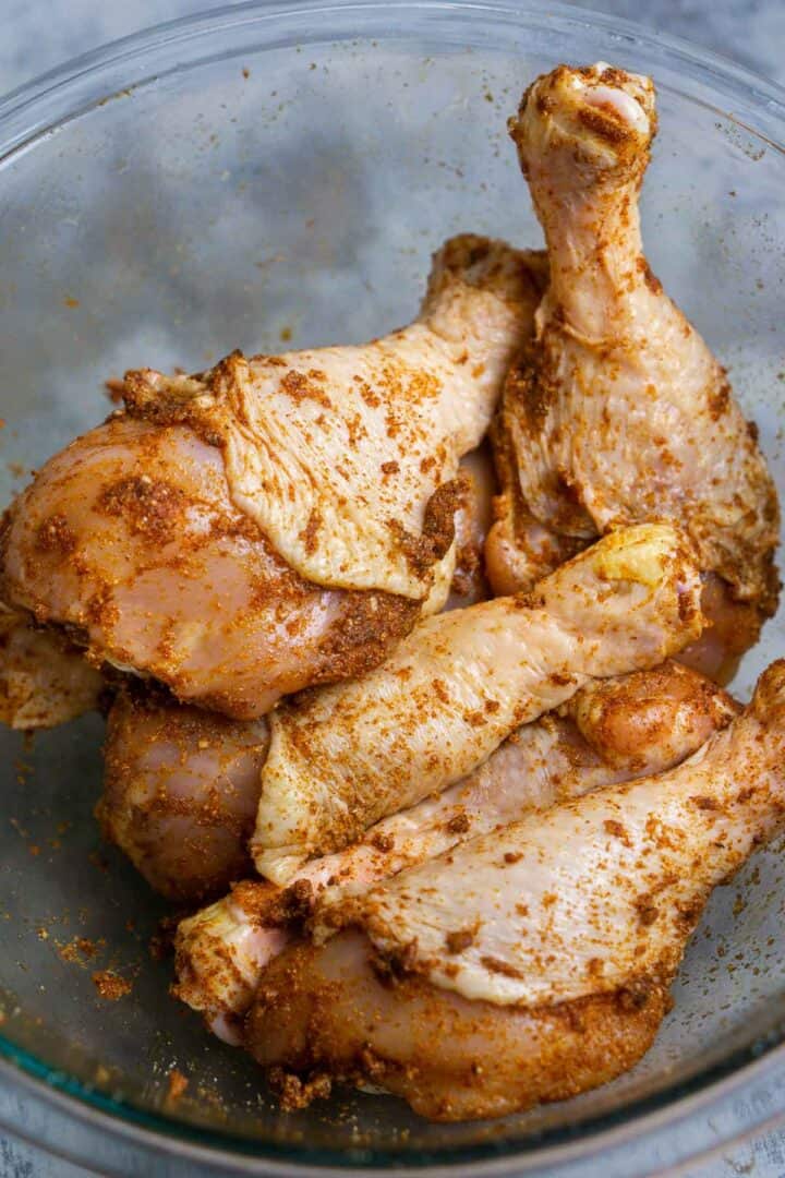 Air Fryer Chicken Legs (Juicy and Crispy!) The Kitchen Girl