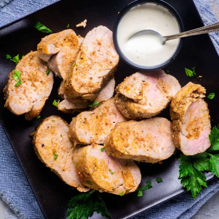 Easy Air Fryer Pork Tenderloin The Kitchen Girl