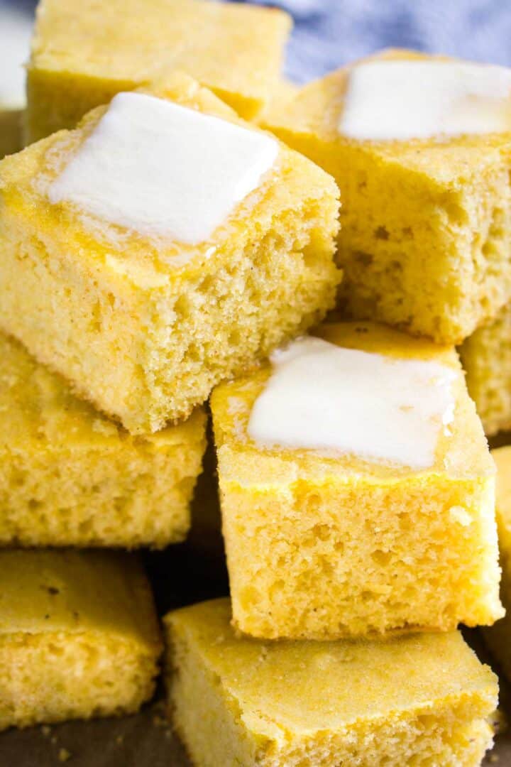 Easy Homemade Cornbread Recipe - The Kitchen Girl