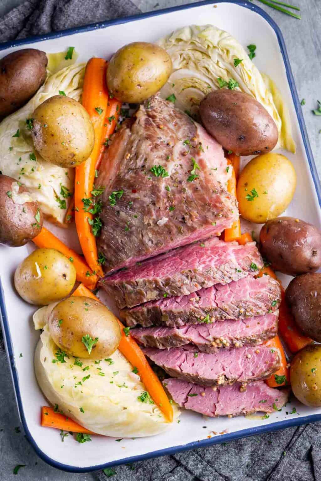 Juicy Slow Cooker Corned Beef Kitchen Girl