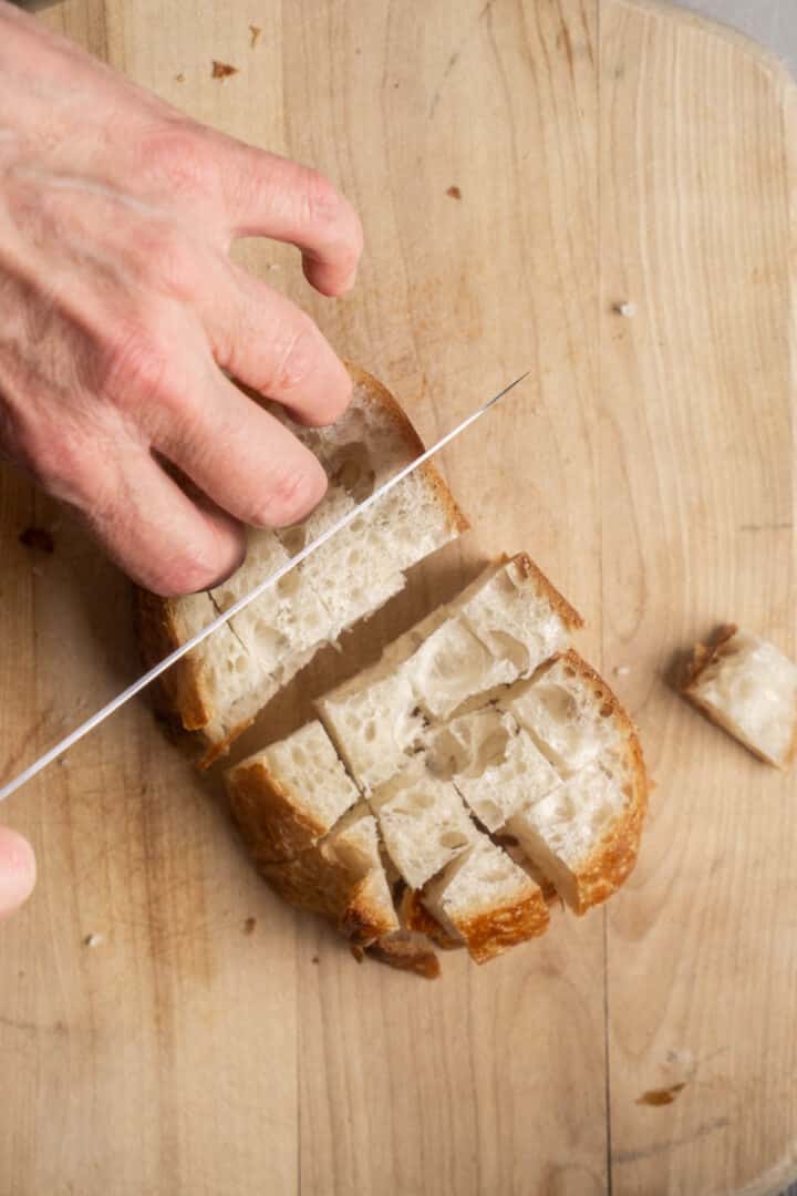 How To Dry Bread Cubes (2 methods!) The Kitchen Girl