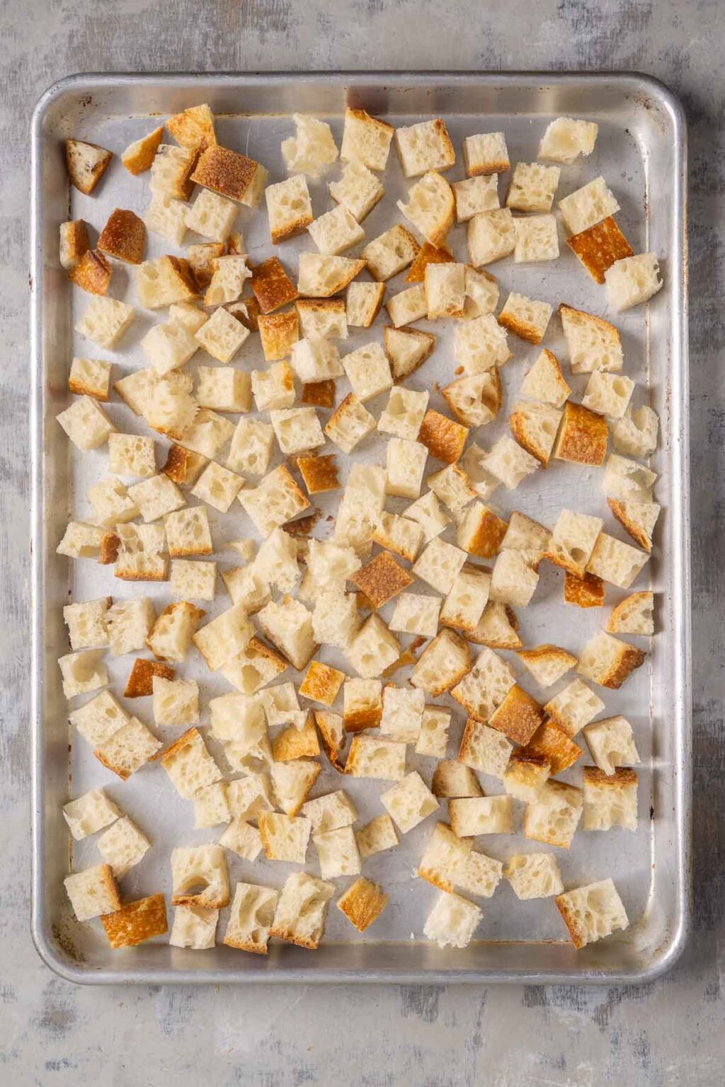 How To Dry Bread Cubes (2 methods!) The Kitchen Girl