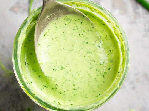 green goddess dressing no mayo Green Goddess Dressing