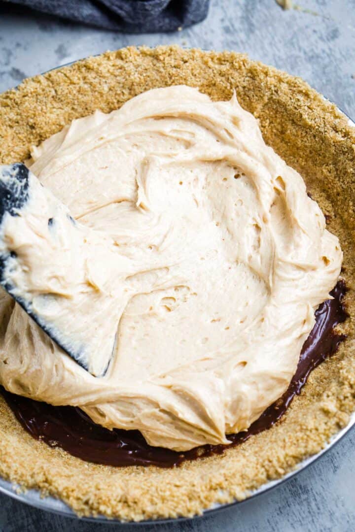 No Bake Peanut Butter Pie with Graham Cracker Crust The Kitchen Girl
