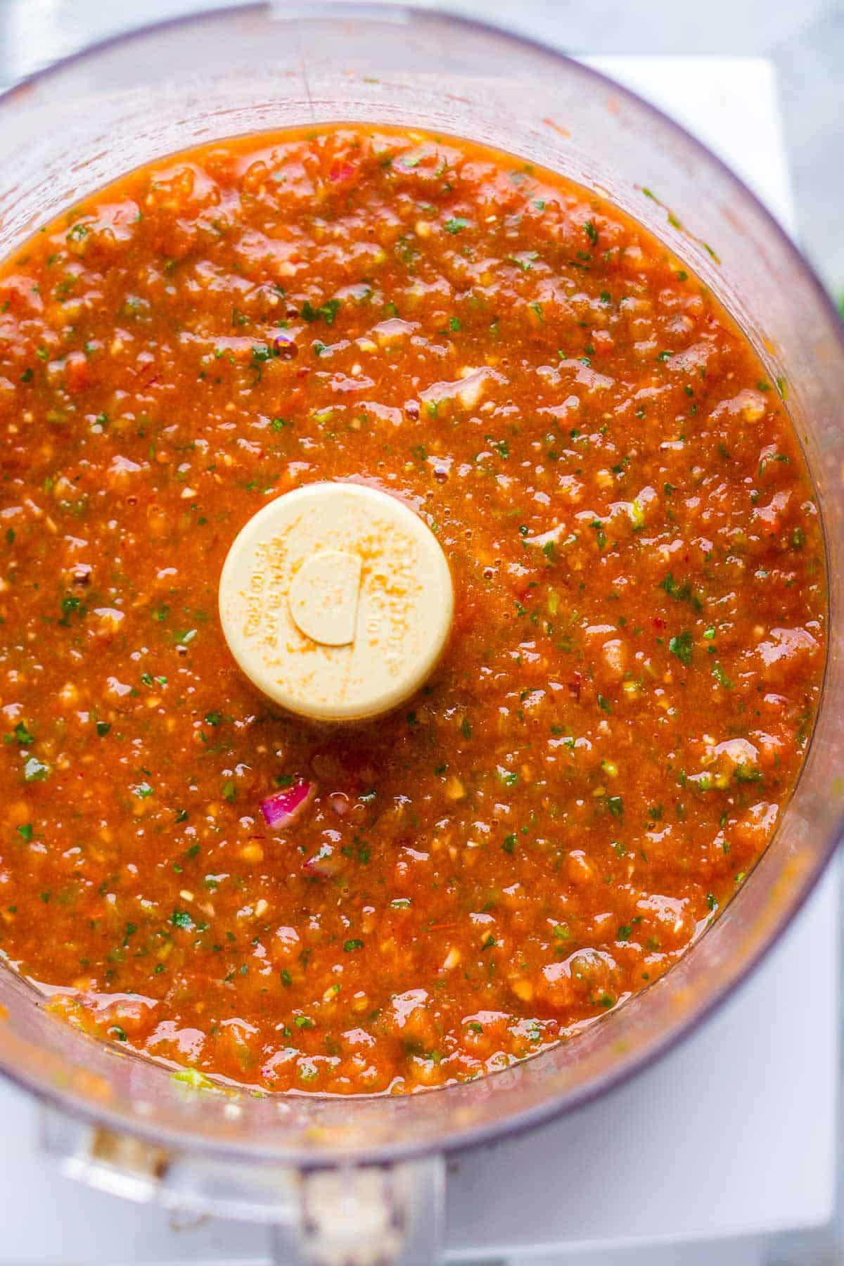 blender salsa in food processor