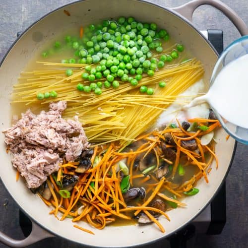 Skillet Tuna Noodle Casserole The Kitchen Girl