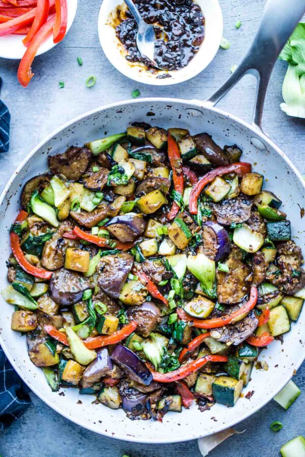 Easy Stir Fry Vegetables With Black Bean Sauce The Kitchen Girl