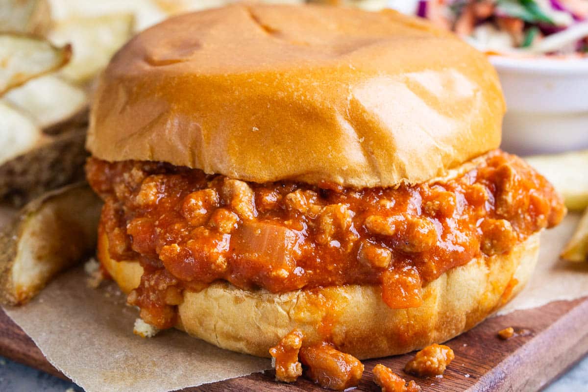 Ground Turkey Sloppy Joes (Quick and easy!) The Kitchen Girl